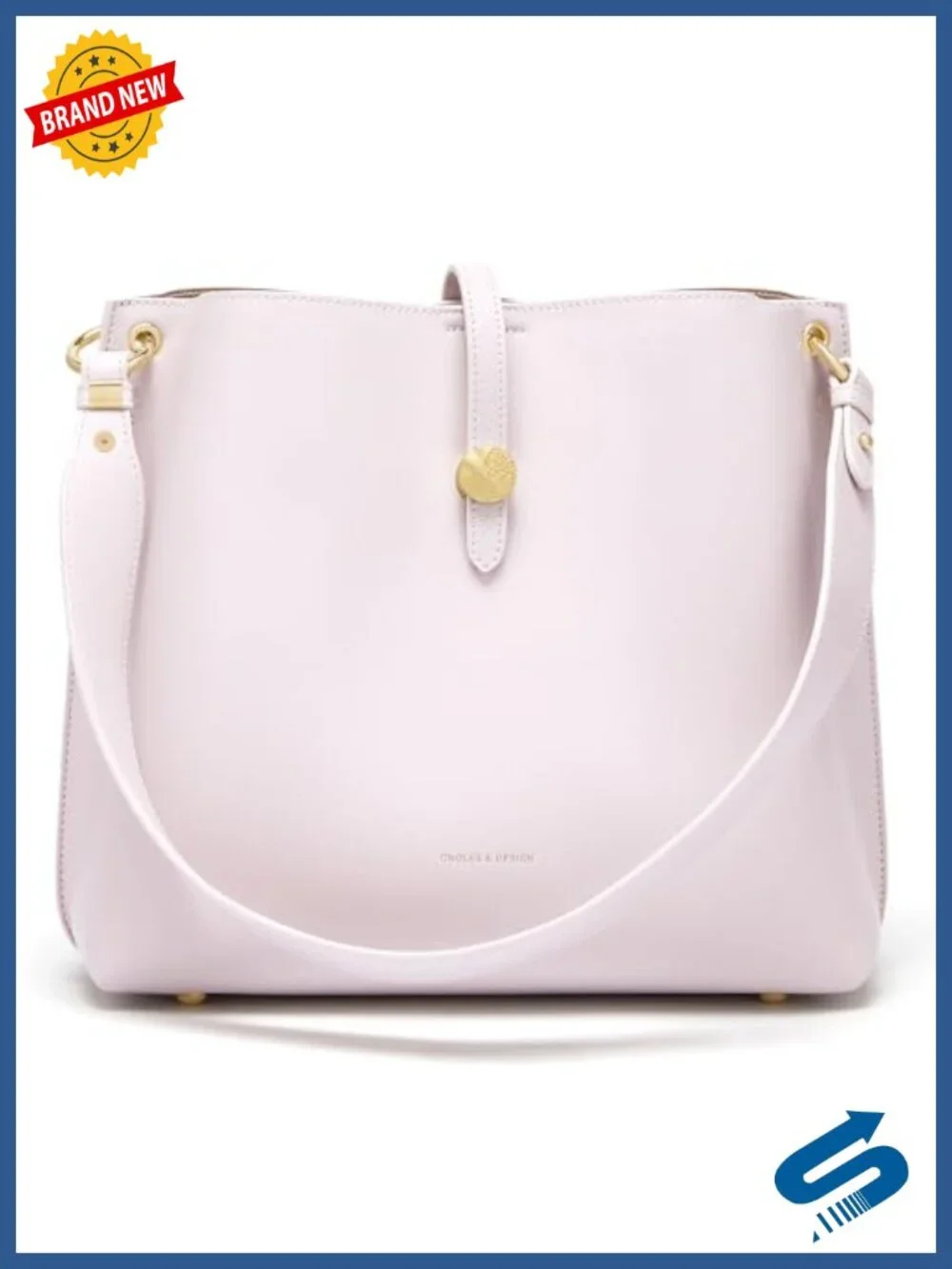 Genuine Leather Bucket Tote Bag with Zipper Top Handle Satchel